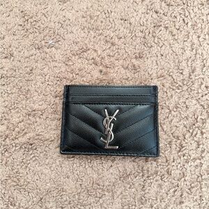 Yves Saint Laurent Black Card Holder
